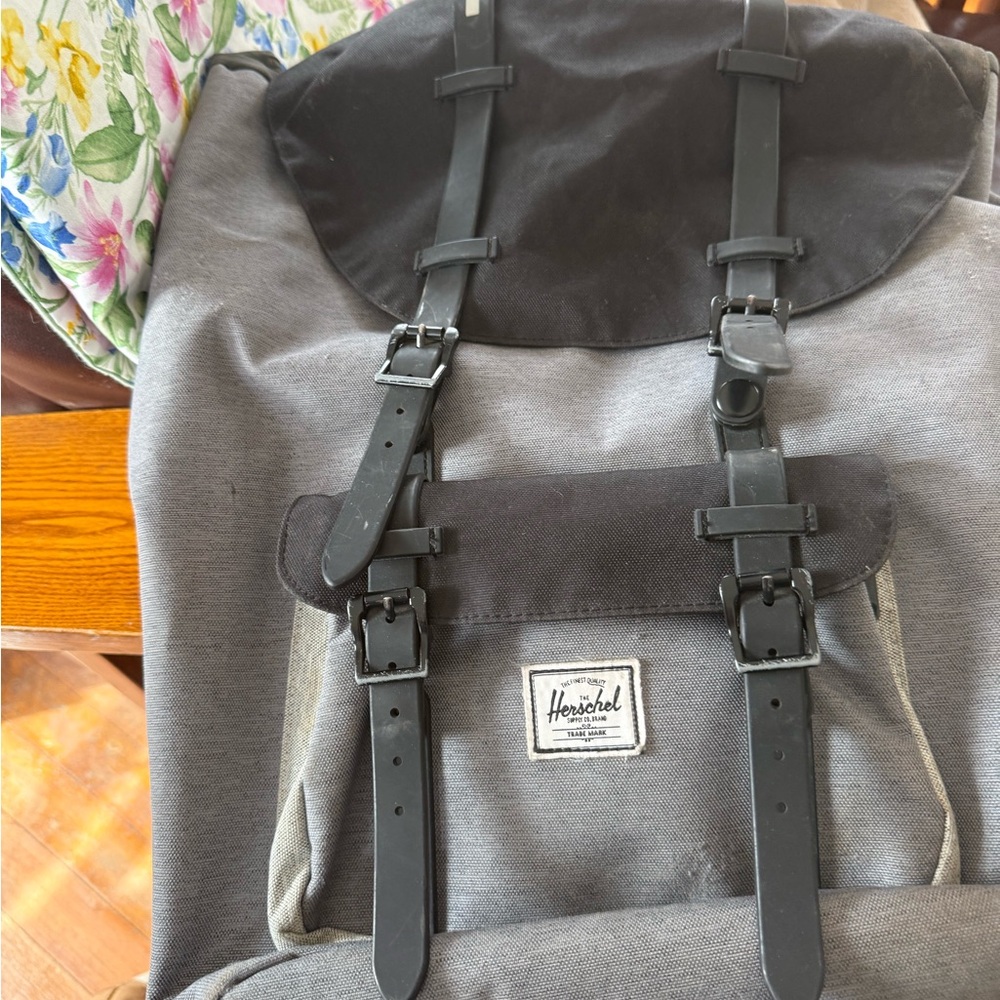 Herschel Supply Company Gray and Black Trek Backpack